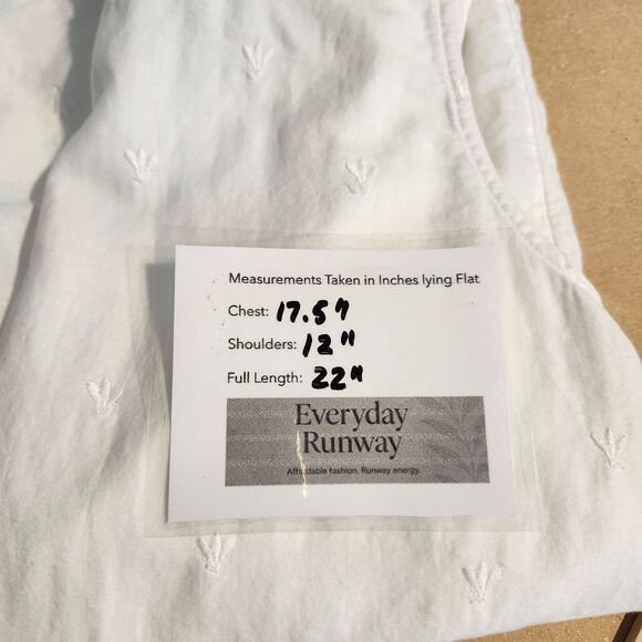 LOFT Top – White Cotton Peplum Sleeveless Tie Back Resortwear SP/XSP - Picture 6 of 7